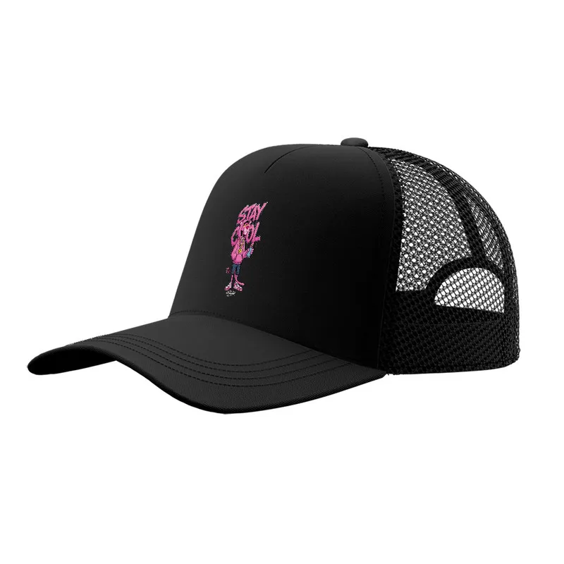 کلاه کپ پاد آفرین مدل پلنگ صورتی کد 41 زنانه مردانه اسپرت قابل تنظیم