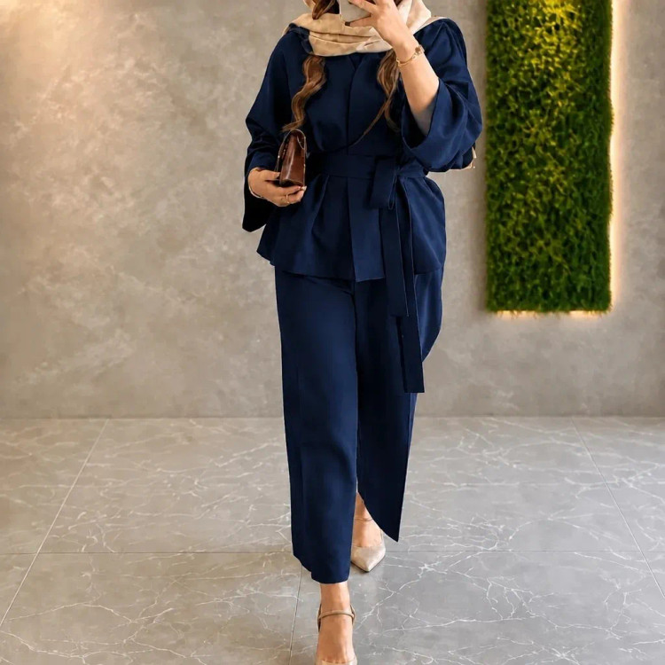 کت شلوار زنانه جنس مازراتی دوخت مزونی رنگ بندی متنوع