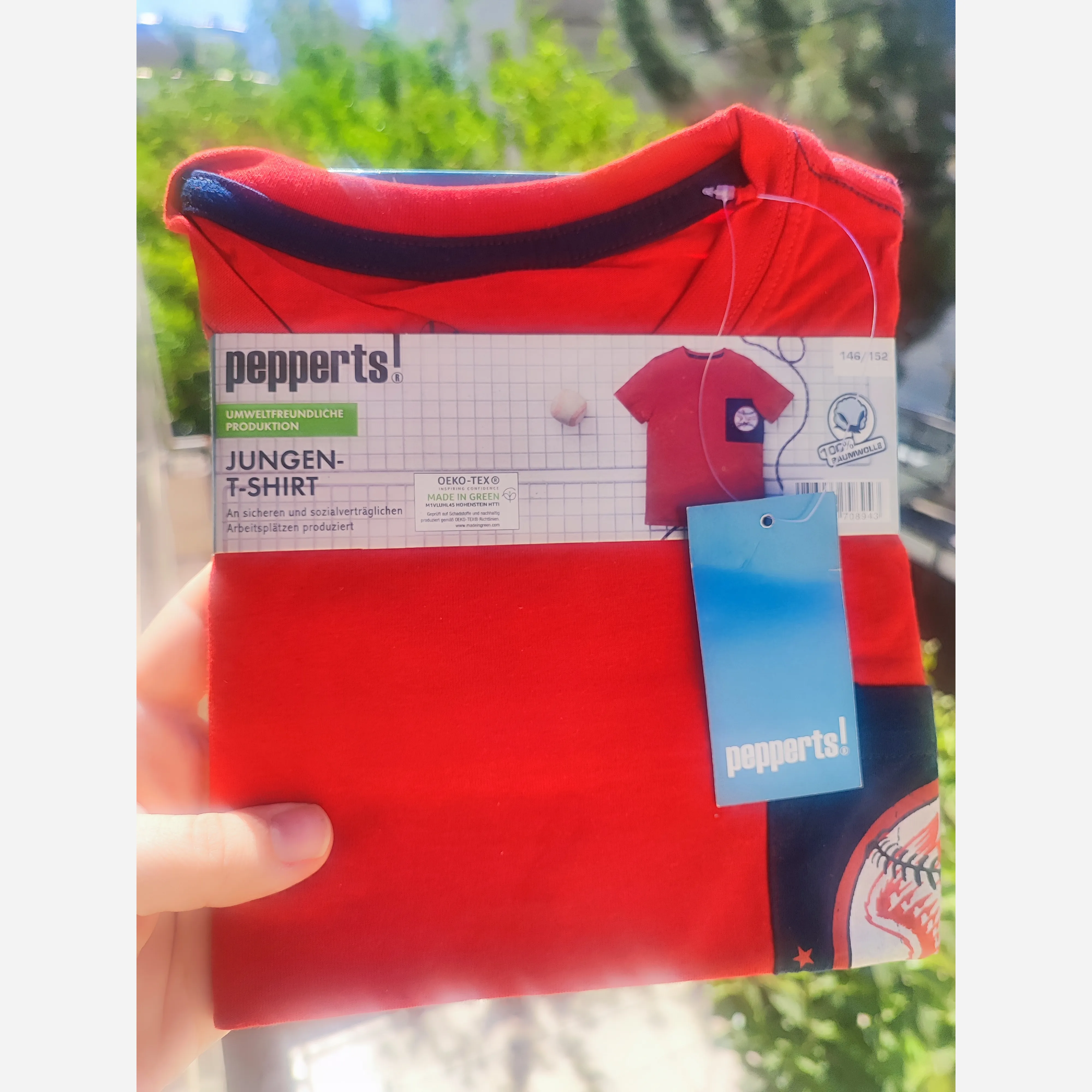 تیشرت بچگانه پیپرتس آلمان 100٪ پنبه یقه گرد آستین کوتاه
