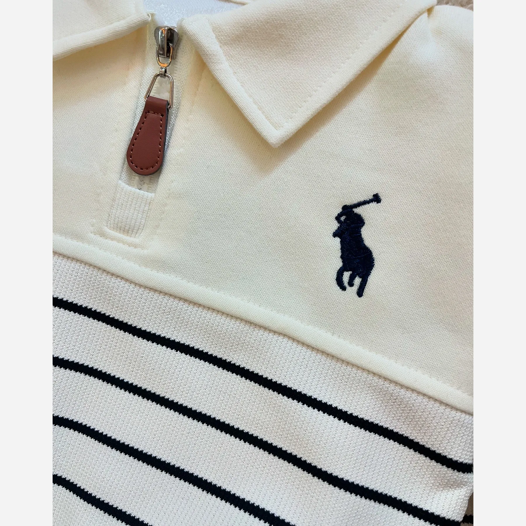 ست پولوشرت و شلوار جین بچگانه برند 415polo مناسب 1.5 تا 6 سال