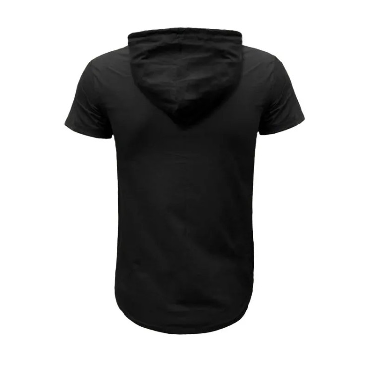 تی شرت آستین کوتاه کلاه دار مردانه طرح drea کد 7514 جنس پنبه سوپر خنک چهار فصل بدون ابرفت و رنگ دادن