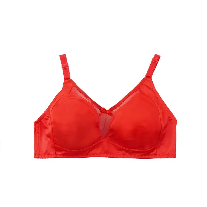 سوتین پرسی بالا حریر براگودارای بند قابل تنظیم سایز 80 85 90