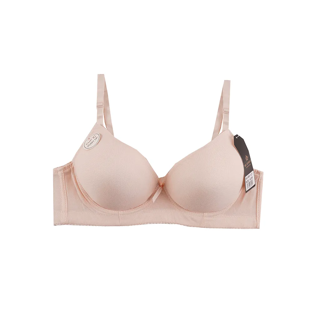 سوتین زنانه اسفنجی کبریتی فنردار نیم جک کاپ C لیارین بند قابل تنظیم و جدا شونده